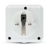 Nedis WIFIPO130EWT - Pametna utičnica 3680W/230V/ Tip E/16A Wi-Fi Tuya IP44 | Eponuda.com