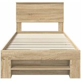  Krevetna konstrukcija s uzglavljem Sonoma hrast 100 x 200 m | shoptok.hr