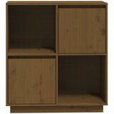  Komoda smeđa boja meda 74 x 35x 80 cm od masivne borovine | shoptok.hr