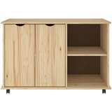  Mobilni ormar Smeđa 100 x 39 x 65,5 cm Čvrsto borovo drvo | shoptok.hr
