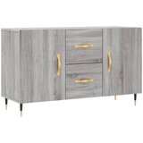 Maison Chic Komoda - Predalnik siva sonoma 100x36x60 cm konstruiran les, (21717736) | Shoptok.si