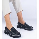 Gemre Black women's loafers on a thick sole Presto | shoptok.hr