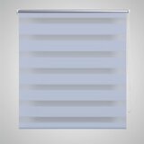 vidaXL Črtasti Zebra Rolo / Senčilo velikost 120 x 175 cm Bela barva, (20768285) | Shoptok.si