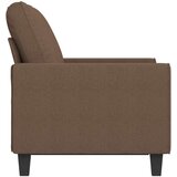  Kavč dvosed rjav 120 cm blago | Shoptok.si