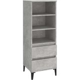  Visoka komoda boja betona 40 x 36 x 110 cm konstruirano drvo | shoptok.hr