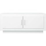  Klubska mizica bela 102x50x45 cm konstruiran les, (20711618) | Shoptok.si