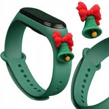 trak xmas trak za xiaomi mi band 4/3 christmas temno zelen, (21910462)
