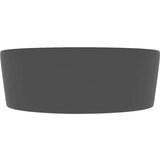 vidaXL Razkošen umivalnik mat temno siv 36x13 cm keramičen | Shoptok.si