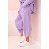 Kesi Włoski Set of new punto sweatshirt pants light purple | shoptok.hr