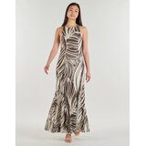 Guess Dolge obleke SL SERAFINA MESH LONG DRESS W6GK13 K2943 Kostanjeva | Shoptok.si