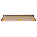  Prostirke za stepenice 15 kom 65x21x4 cm bordo pravokutni rub | shoptok.hr