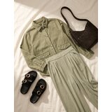 Sinsay Wide leg hlače sa sjajnom lurex niti | shoptok.hr