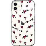  Maska silikonska print skin za iphone 11 6.1 heart pattern Cene