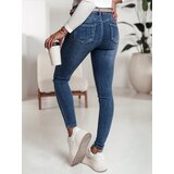DStreet Spodnie damskie jeansowe DIVETTI ciemnoniebieskie | Shoptok.si