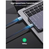 Ugreen polnilni kabel, usb-a na usb-c, 2 m, črno siv | Shoptok.si