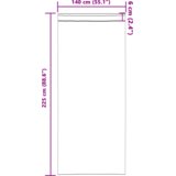 vidaXL Zavjese 2 pcs Svijetla narančasta 225 x 140 cm Poliester | shoptok.hr