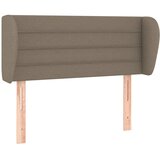  Uzglavlje s ušima smeđesivo 83x23x78/88 cm od tkanine | shoptok.hr