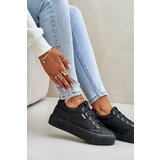 Big Star Women's insulated platform sneakers Big Star black | shoptok.hr