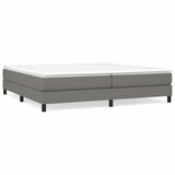 Maison Chic Posteljni okvir - Dvoposteljna postelja - Zakonska postelja brez vzmetnice temno siv 200x200 cm blago-J4462, (21775278) | Shoptok.si