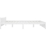  Za krevet od masivnog drva bijeli 200 x 200 cm | shoptok.hr