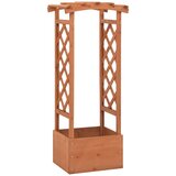 Maison Chic Cvetlično korito - Cvetlični Lonec z mrežo in obokom 49x39x117 cm les jelke, (21790502) | Shoptok.si