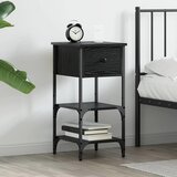  Noćni ormar Crni hrast 33.5 x 36 x 70 cm Konstrukcijsko drvo | shoptok.hr