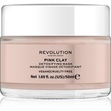 Revolution Pink Clay Detoxifying razstrupljevalna glinena maska 50 ml za ženske | Shoptok.si