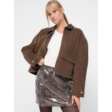 Only Prijelazna jakna 'ONLGLOBAL' smeđa / čokolada | shoptok.hr