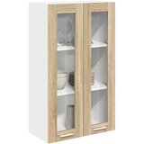 vidaXL Viseča omarica s polico Riga Sonoma hrast 60 x 31 x 100 cm | Shoptok.si