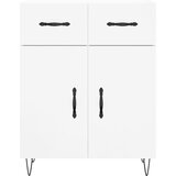  Komoda sjajna bijela 69,5x34x90 cm od konstruiranog drva | shoptok.hr