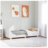 vidaXL Okvir kreveta bez madraca bijeli 90 x 200 cm masivna borovina Cijene