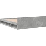  Okvir kreveta s ladicama siva boja betona 120x190 cm drveni | shoptok.hr