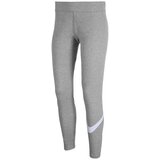 Nike Sportswear W Essential GX Mr Legging Swoosh DK Grey Heather/ White | Shoptok.si