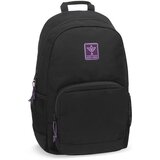 Ars Una djevojački crno-ljubičasti Cordura školski ruksak AU-14 32x51x25cm | shoptok.hr