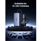 Ugreen 150W avto polnilec s 4 priključki | Shoptok.si