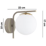  Brilagi - Zidna lampa 1xE27/60W/230V bež/zlatna | Eponuda.com