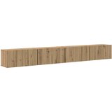  Set TV komoda Zidne 4 pcs Umjetnički hrast 60 x 30 x 30 cm | shoptok.hr