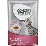 Concept for Life 10 € popusta na 48 x 85 g mokro hrano! - All Cats - v omaki