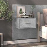  Stenske nočne omarice 2 kosa betonsko sive, (20809141) | Shoptok.si