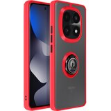 AVIZAR Ovitek za Redmi Note 15 z vrtljivim magnetnim obročem in mat zaključkom, Rdeča, (5000189833) | Shoptok.si