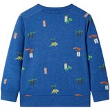  Dječja topla majica tamnoplava prošarana 140 | shoptok.hr