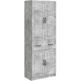  Set ormara 2 kom. Betonska siva Konstruirano drvo | shoptok.hr