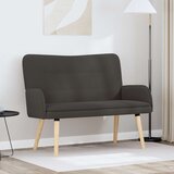 SOFA za dvije osobe Tamnosiva 115 x 61 x 87 cm Bouclé Cijene