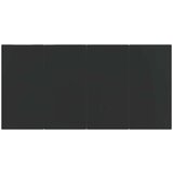  5-dijelni vrtni blagovaonski set s jastucima crni | shoptok.hr