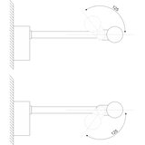 LED kupatilsko svetlo za ogledalo MIRROR, 8W/230V, 4000K, IP44, 60 cm, crno | Eponuda.com
