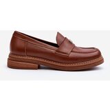 Zazoo Women's Loafers On The Platform Laura Messi 2392 Dark Gold | shoptok.hr