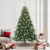  Umjetno božićno drvce s stalakom Zelena 210 cm PE i PVC | shoptok.hr