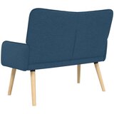  Kauč za dvoje Plava 115 x 61 x 87 cm tkanina | Eponuda.com