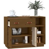 Komoda smeđa boja meda 98,5x40x75 cm od masivne borovine | Eponuda.com
