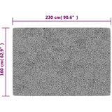  Perivi tepih crno-bijeli 160 x 230 cm | shoptok.hr